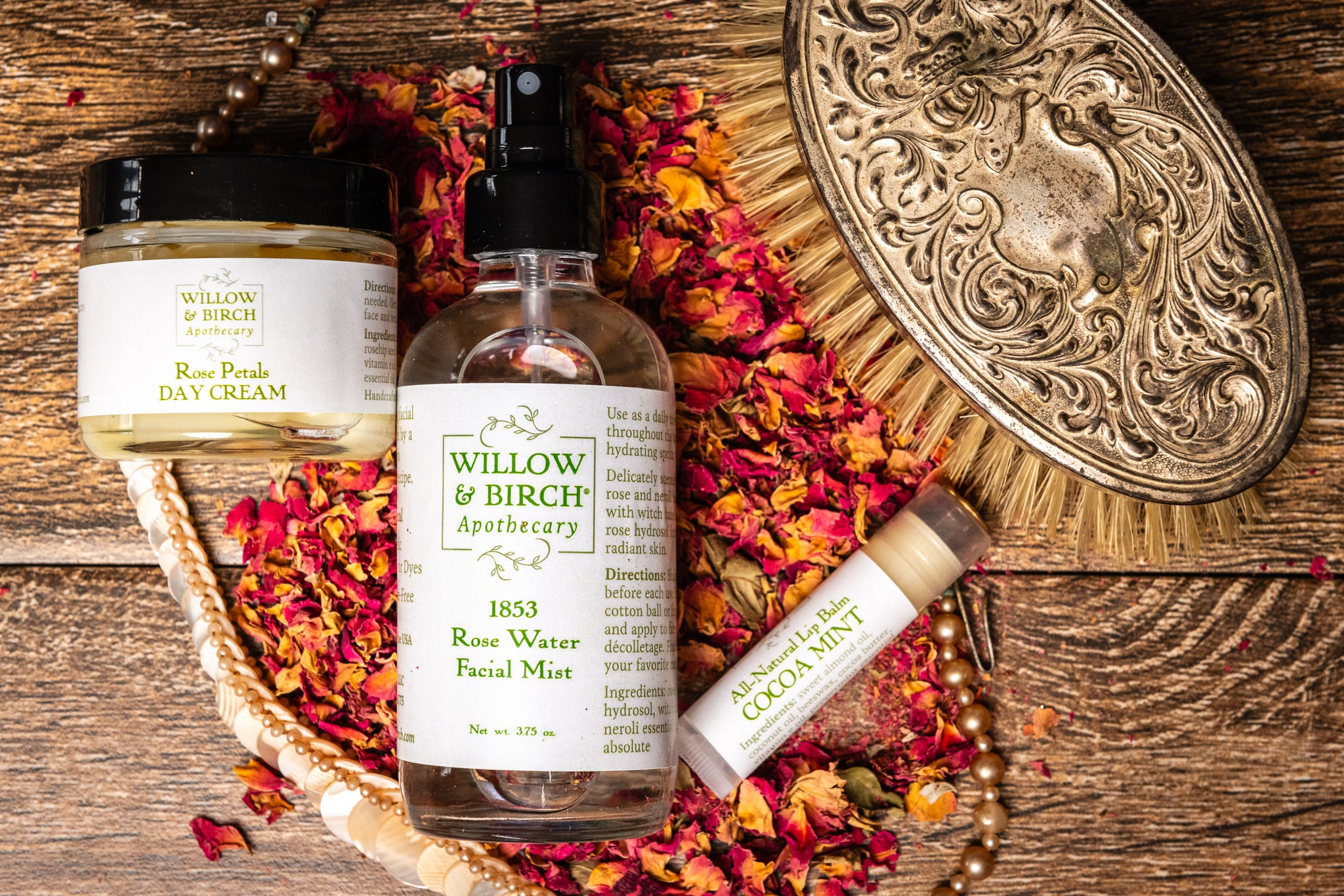 Rose Beauty Essentials - Gift Set – Willow & Birch Apothecary