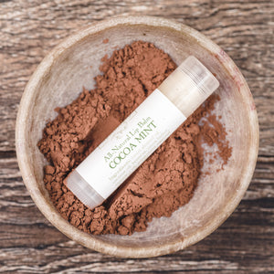 Cocoa Mint natural flavored moisturizing lip balm 